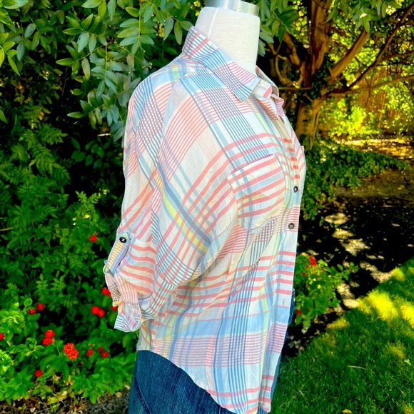 Heartloom Multicolor Plaid Button-Down Shirt - Picture 5 of 8